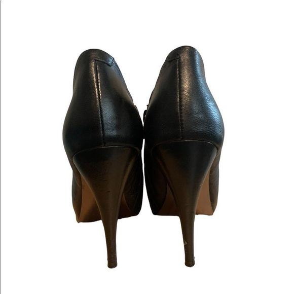 Black Steve Madden Leather Bootie Size 8.5 - Picture 3 of 5